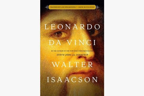 picture of Walter Isaacson's biography of Leonardo Da Vinci