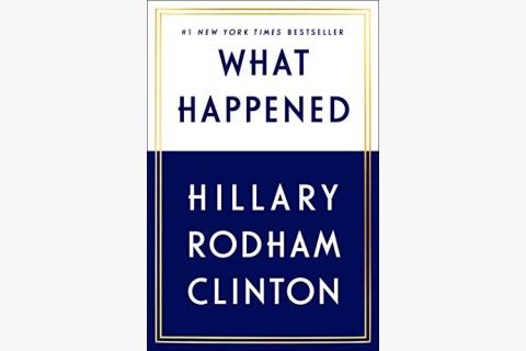 picture of Hillary Clinton's memoir What Happened