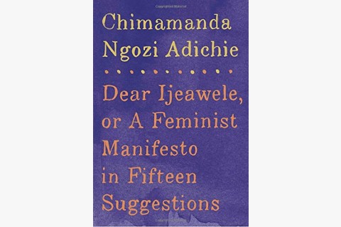 image of Chimamanda Ngozi Adichie's book on feminism