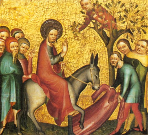 painting of the triumphal entry