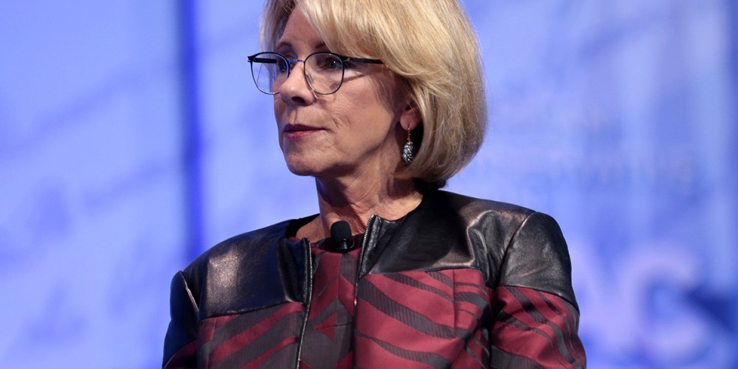 Betsy DeVos, US Secretary of Education