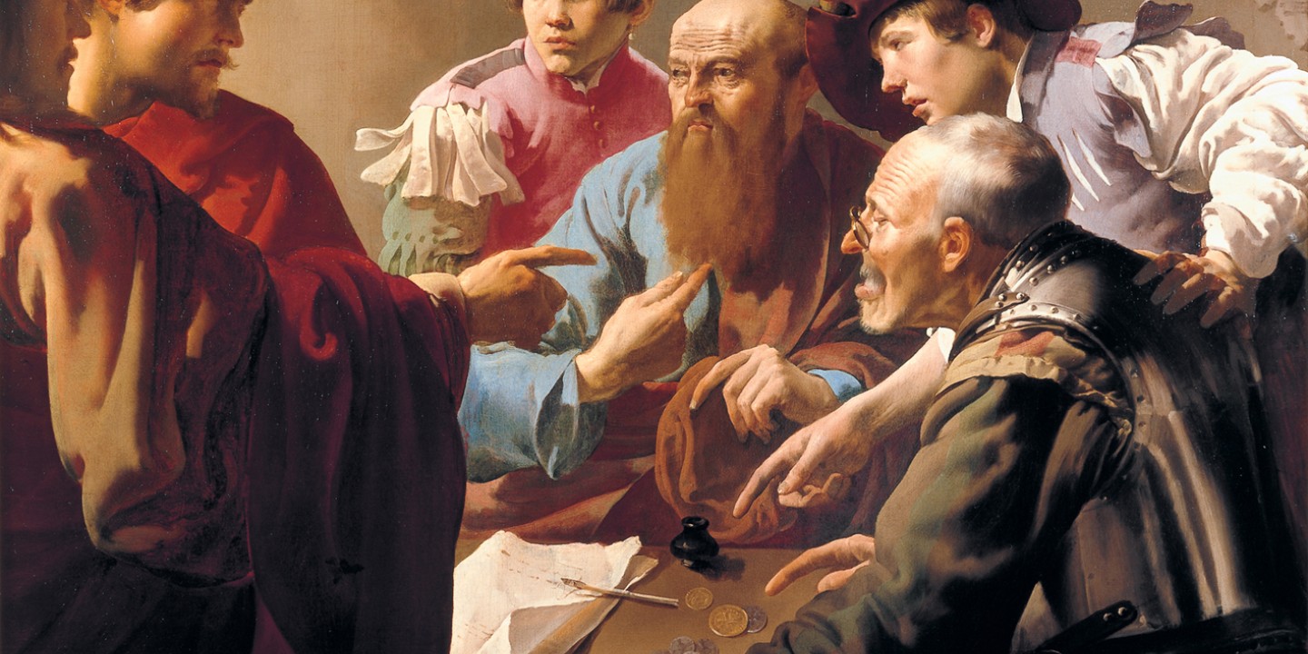 painting of the calling of Matthew