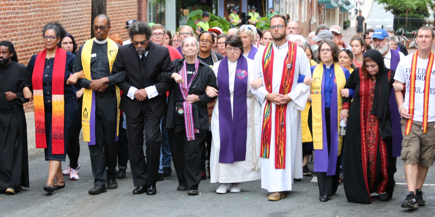Charlottesville clergy action