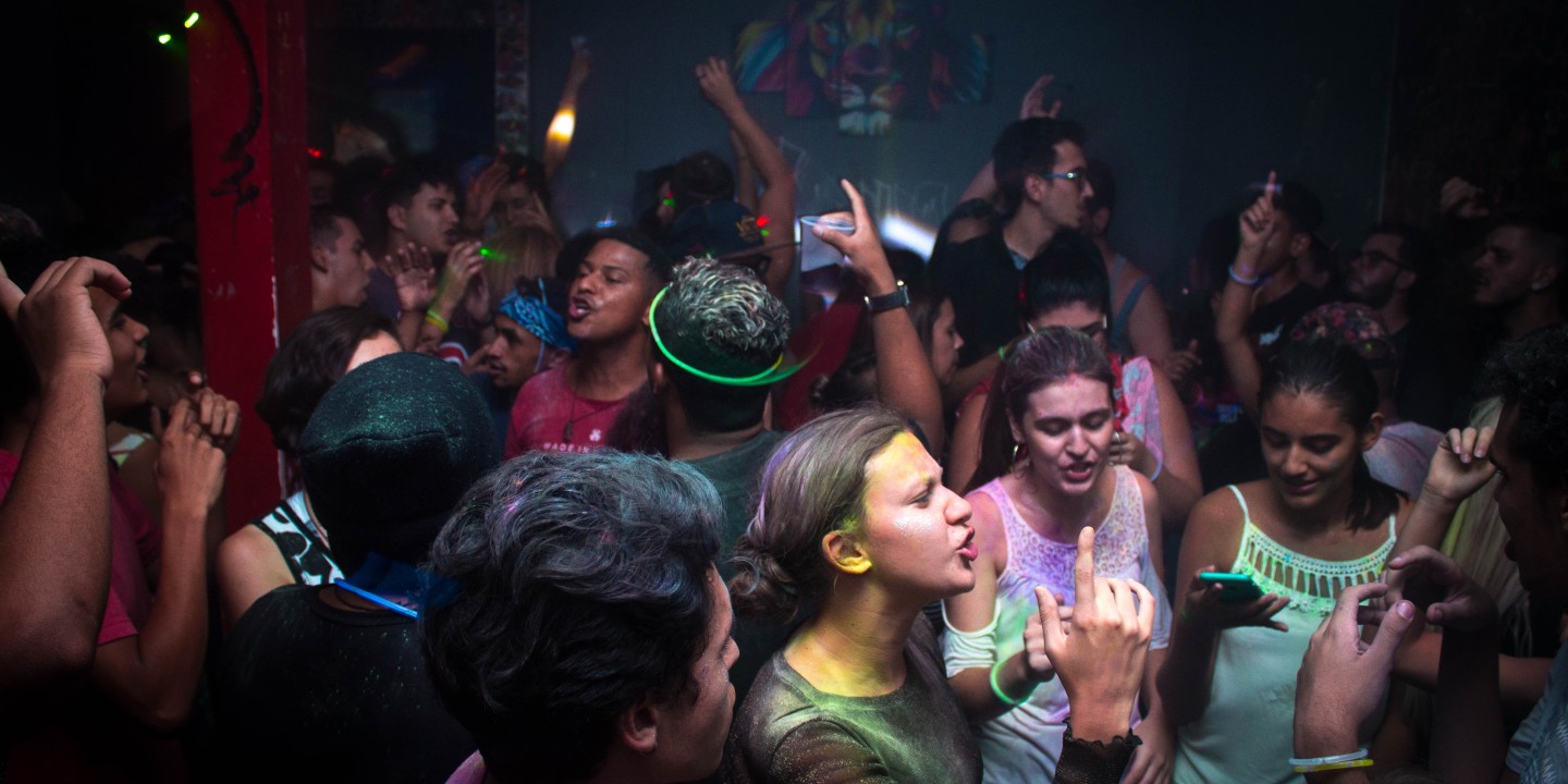 young adults party