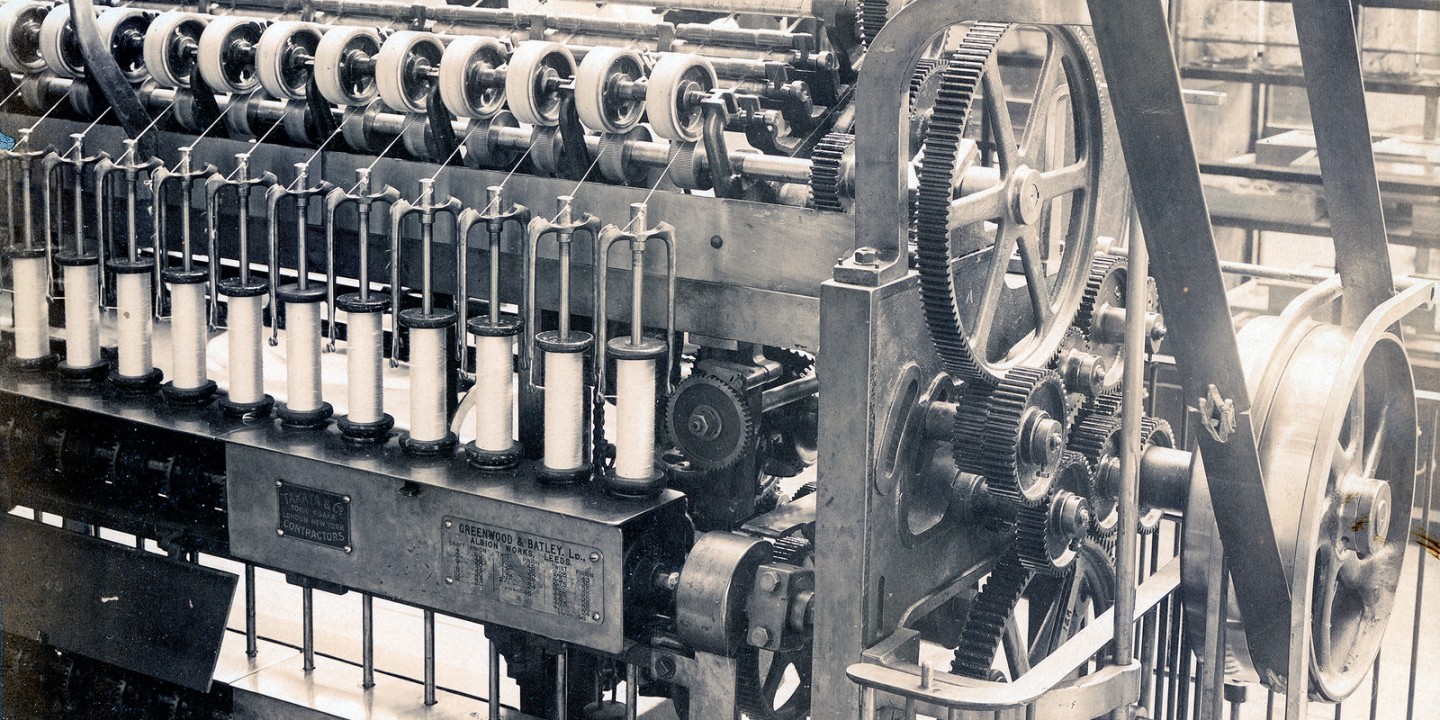 Cotton mill machinery