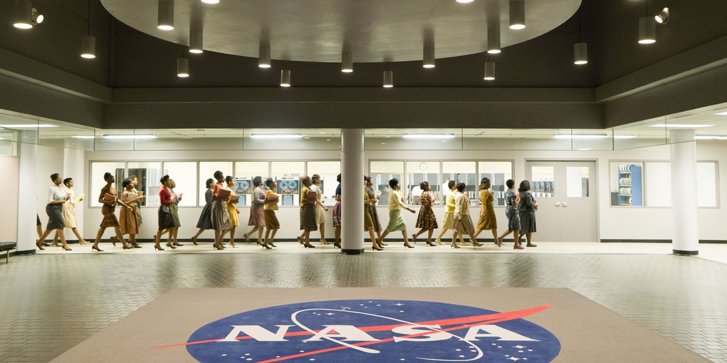 people walking at NASA