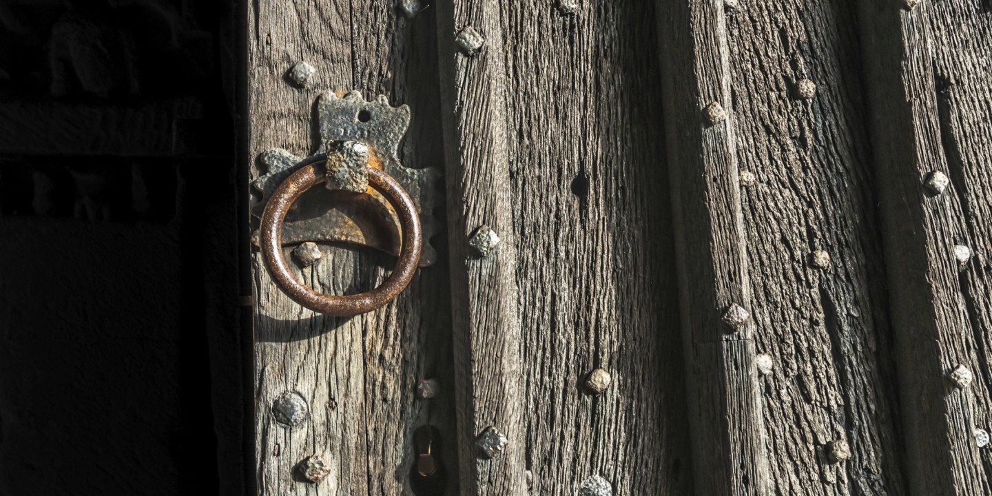 church door opening