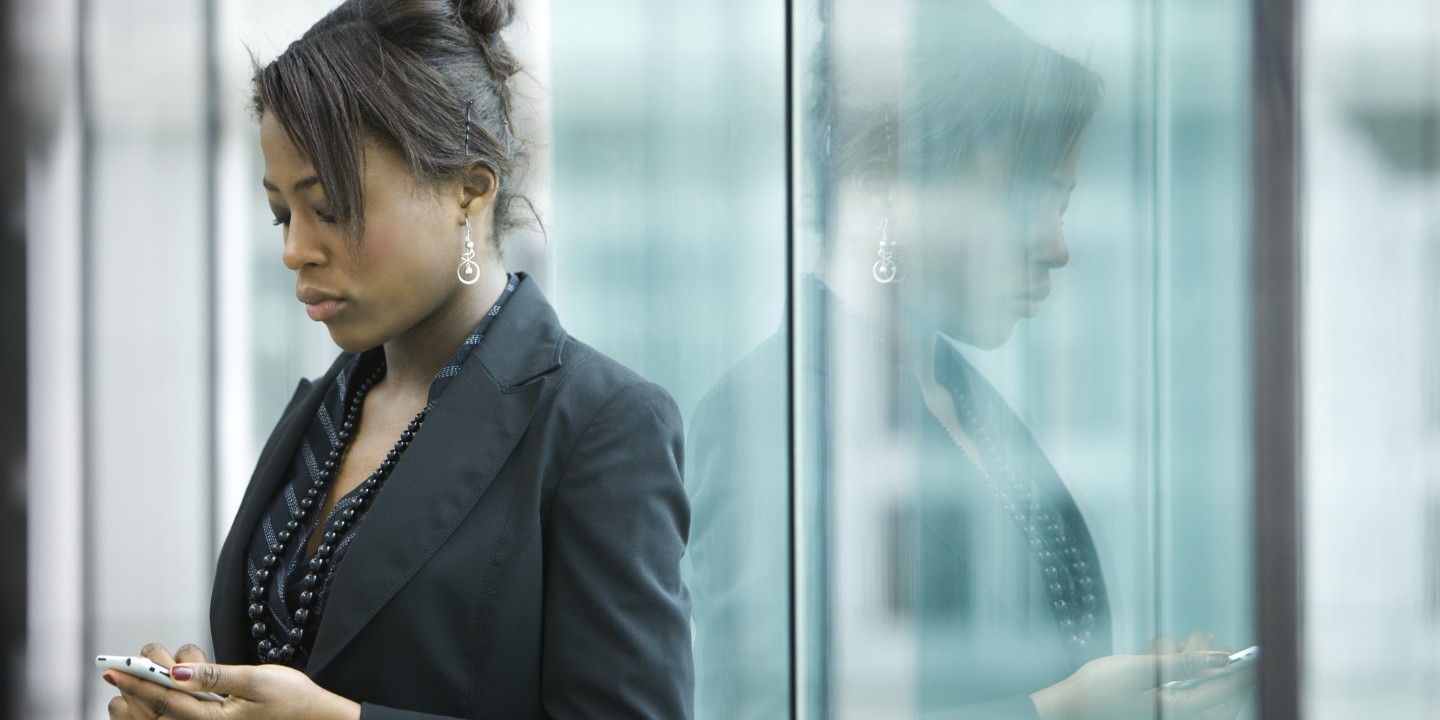 woman reflection